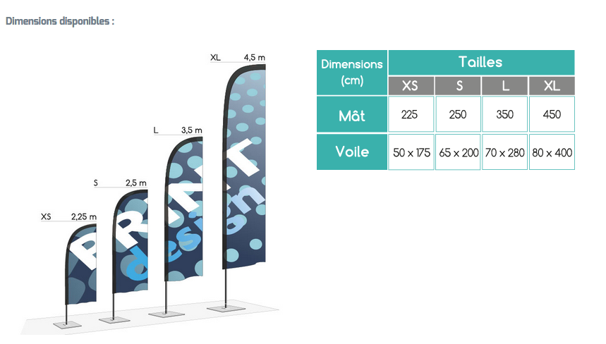 taille oriflamme sea