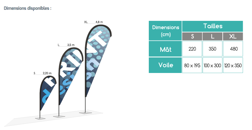 taille oriflamme